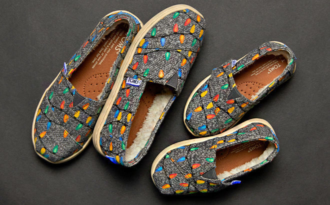WOW! 30% Off TOMS Christmas Slippers & Shoes - Glow in the Dark Shoes From $27.97!