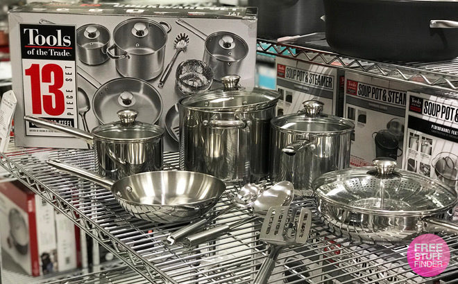 Tools of the Trade 13-Piece Cookware Set for Only $29.99 (Reg $120) at Macy's!