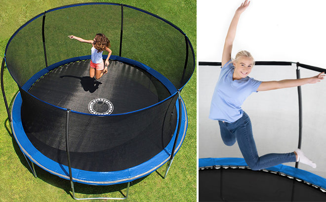 Bounce Pro 14-Foot Trampoline & Enclosure JUST $179 (Regularly $330) + FREE Shipping