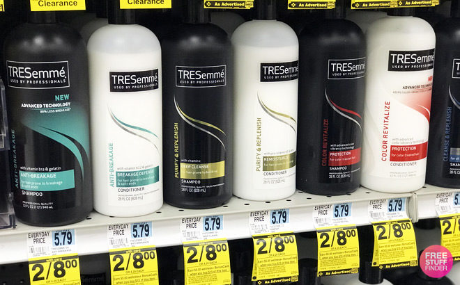 Tresemme Shampoo & Stylers for ONLY 75¢ each - Regularly $6 at Rite Aid