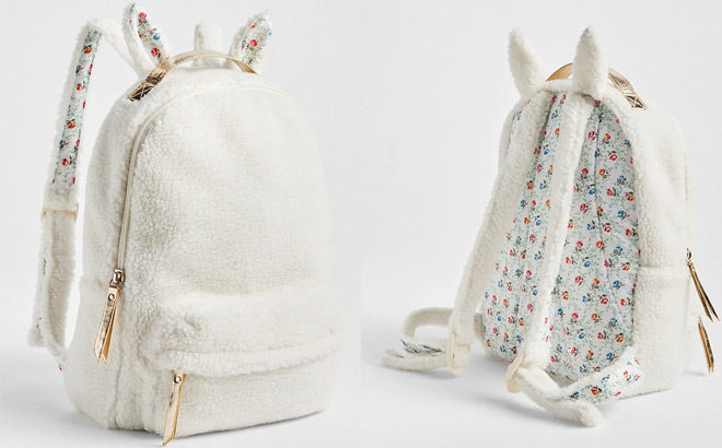 SO Adorable! GAP Unicorn Sherpa Backpack Just $14.99 - Reg $45 (Black Friday LIVE!)