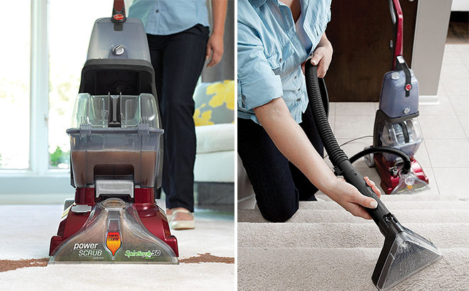 Hoover Power Scrub Deluxe Carpet Washer ONLY $98.99 (Reg $216) + FREE Shipping