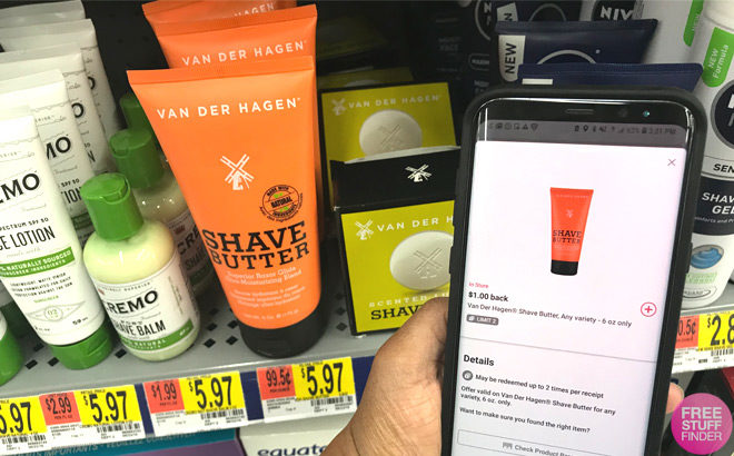 Van der Hagen Shave Butter ONLY $3.97 at Walmart (Print Now) - Regularly $6!