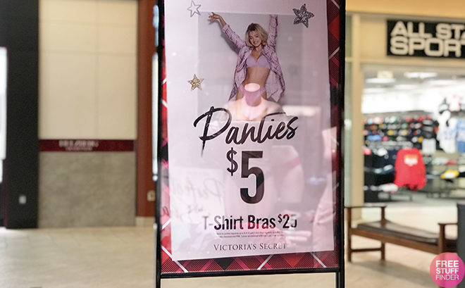 Victoria’s Secret: Panties JUST $5 and T-Shirt Bras JUST $25 - Today Only!