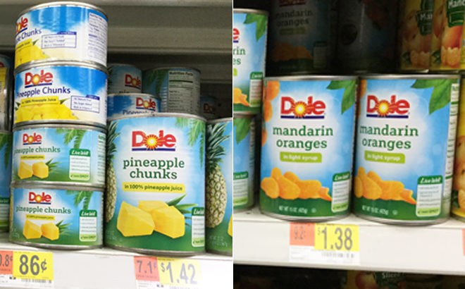 Dole Canned Pineapple ONLY 63¢ at Walmart! (Regularly $1.42) Print Coupon Now!