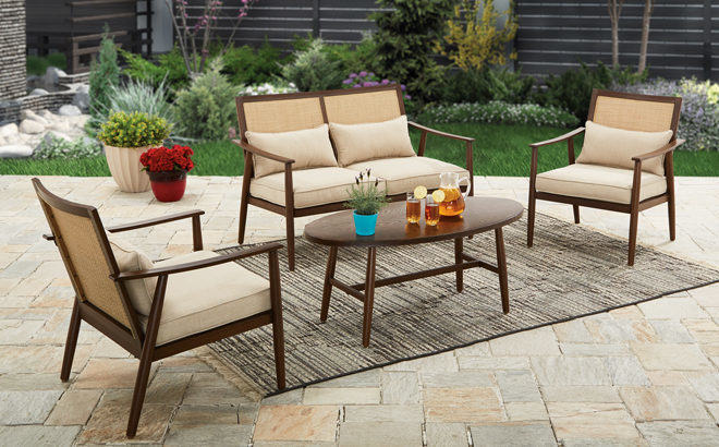 Better Homes & Garden 4-Piece Outdoor Set ONLY $159 (Reg $449) + FREE Shipping