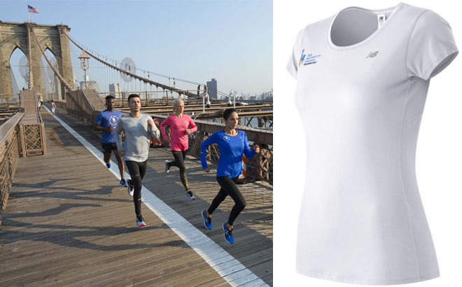 New Balance Women's NYC Marathon Tee Just $7.50 (Reg $35) + FREE Shipping