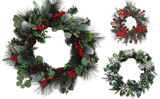 Blooming Holiday Wreaths JUST $12 (Regularly $40) at Joann