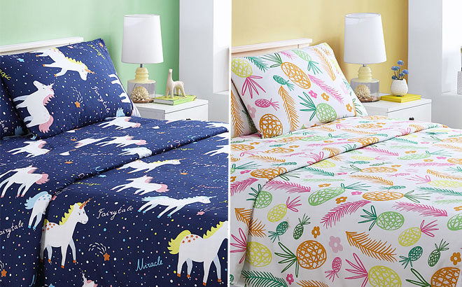 Kids Whimsical Sheet Sets for Only $12.79 on Zulily - Today Only! (Various Designs)