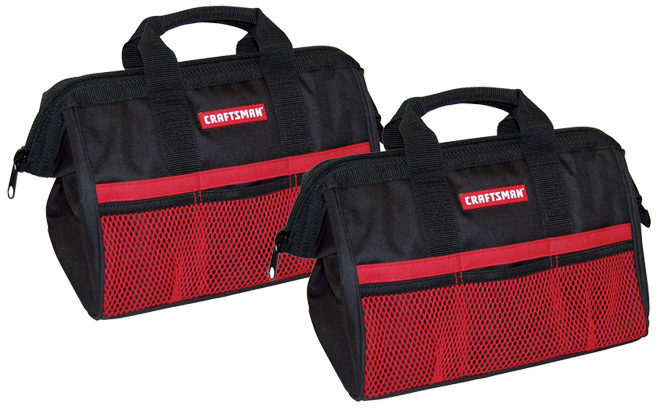 Craftsman Ballistic 4 Pocket Nylon Tool Bag ONLY $2.99 + FREE Pickup