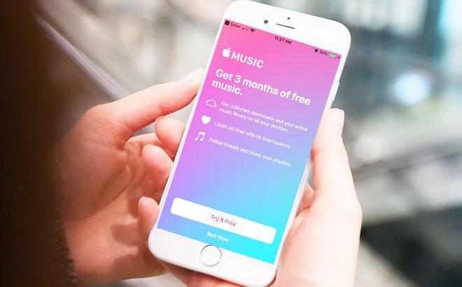 HURRY! FREE 3-Month Apple Music Subscription - A $30 Value!
