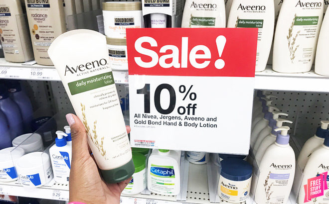 FREE Aveeno Body Lotion at Target + 6¢ Moneymaker