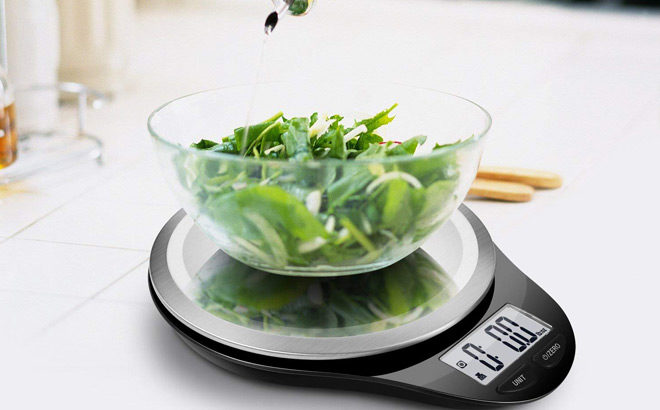 Digital Kitchen Scale with Dough Scraper ONLY $8.89 + FREE Shipping on Amazon