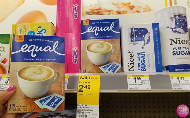 FREE Equal Sweetener 115-Pack + 1¢ Moneymaker (Regularly $4) at Walgreens