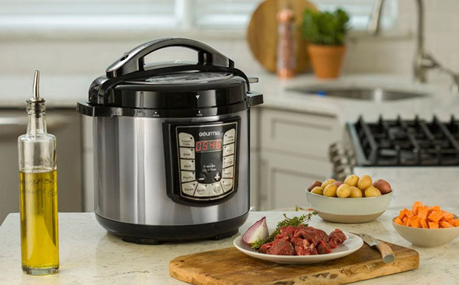 Gourmia 8-Quart Pressure Cooker Just $49.99 + FREE Shipping (Regularly $100)