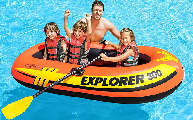 Intex Explorer 3-Person Inflatable Boat Only $16 + FREE Shipping at Amazon (Reg $48)