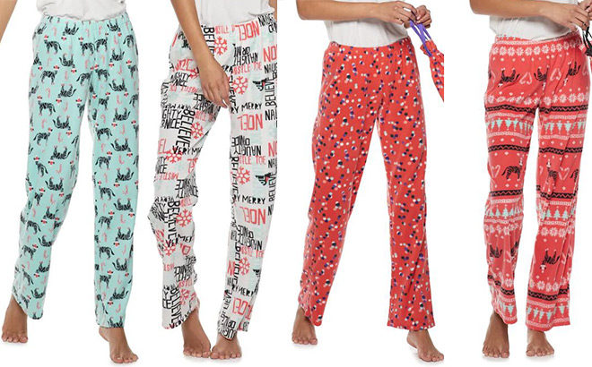 Pajama Pants in a Bag Only $4.49 at Kohl’s (Regularly $20) - 8 Styles!