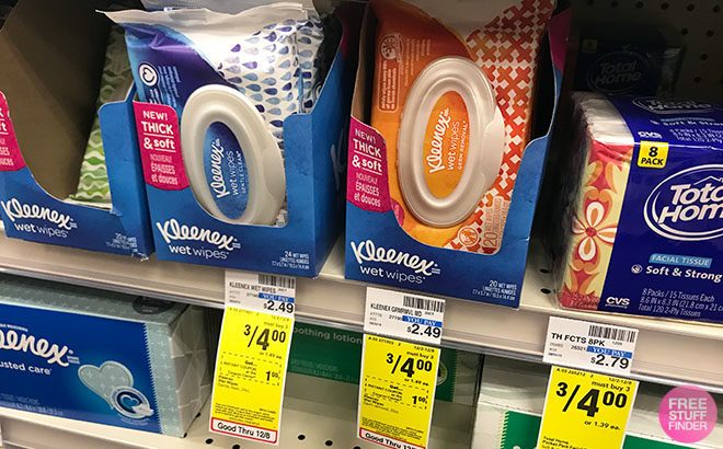 Kleenex Wet Wipes JUST 50¢ Each at CVS (Regularly $2.49) - Ends December 8th!