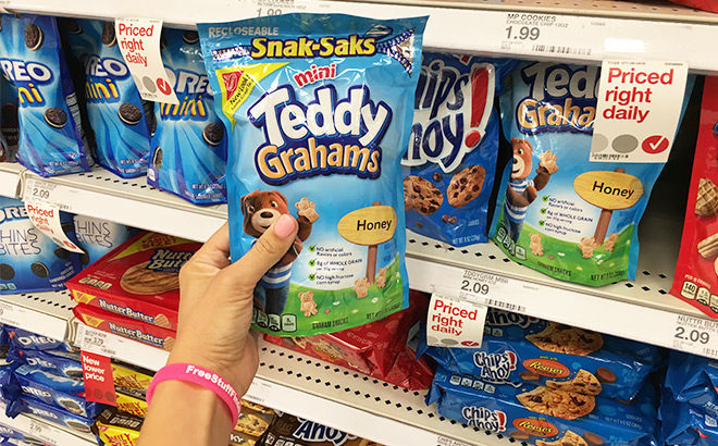 Nabisco Snak-Saks Only $1.05 (Reg $2.09) at Target - Mini Teddy Grahams, Oreo & More