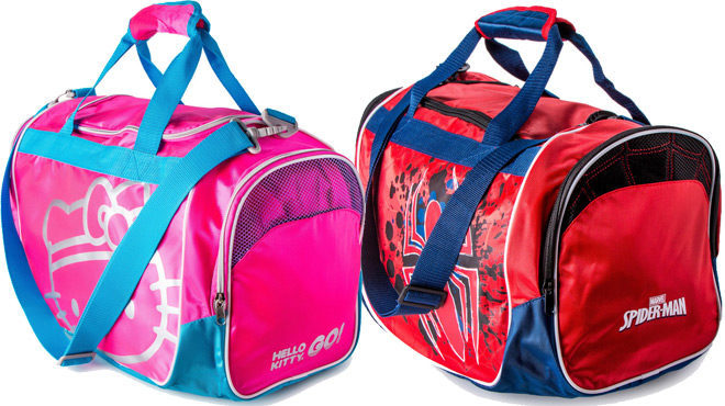 Hello Kitty or Marvel Spider-Man Kids Sports Duffle Bag for JUST $5 - Today Only!