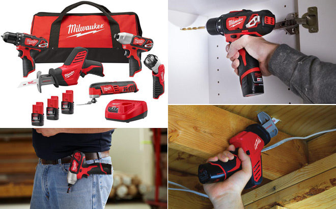 *HOT* Milwaukee Cordless 5-Tool Combo Kit ONLY $199 + FREE Shipping (Regularly $369)