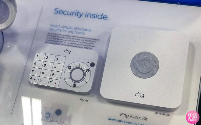 Ring Alarm 5-Piece Kit + Echo Dot JUST $179 (Reg $249) + FREE Shipping on Amazon