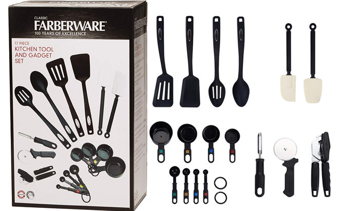 Farberware Classic 17-Piece Tool and Gadget Set $8.35 + FREE Shipping (50¢ per piece!)