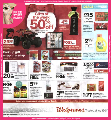 *HOT* Walgreens Ad Preview (Week 12/16 – 12/22)