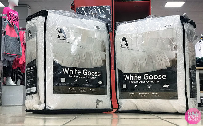 White Goose Down Comforter in ALL Sizes JUST $39.99 + FREE Shipping (Reg $199)