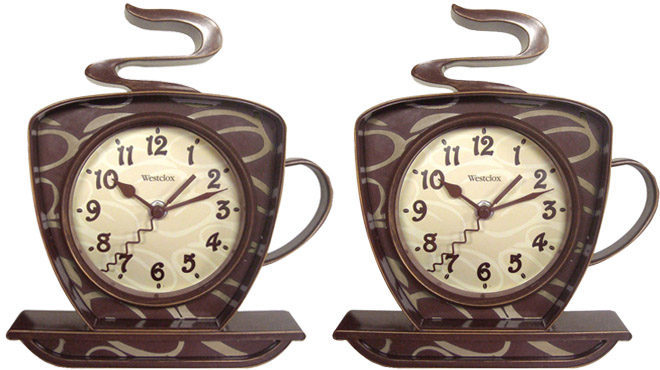 Westclox Coffee Time 3-D Wall Clock ONLY $4 (Reg $15) Perfect for Coffee Lovers!