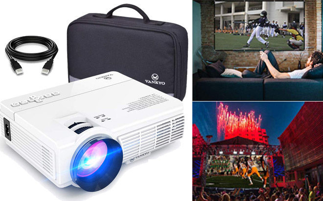 Portable LED Video Projector JUST $62.99 + FREE Shipping (Today Only!)