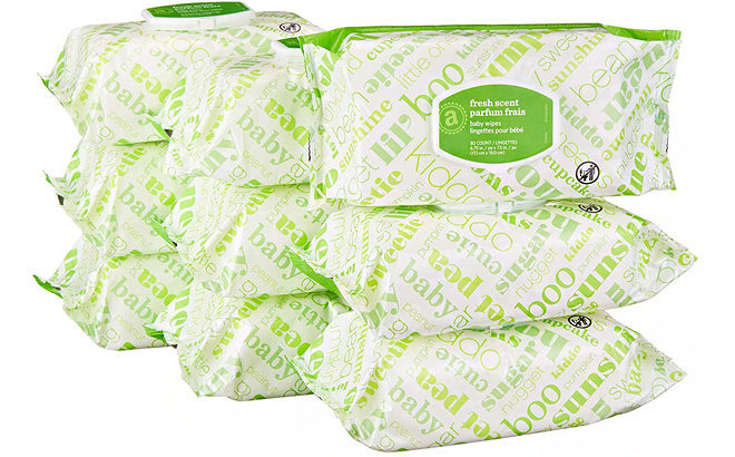 Amazon Elements Baby Wipes 9-Pack for JUST $15 (That's Only $1.68 Per Pack!)