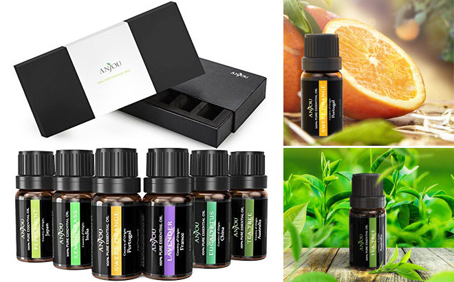 Aromatherapy 6 Essential Oils Box Set for ONLY $10.99 + FREE Shipping (Reg $16)