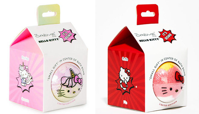 Hello Kitty Bath Bombs for ONLY $5 (Reg $11) at Hollar - Today Only!