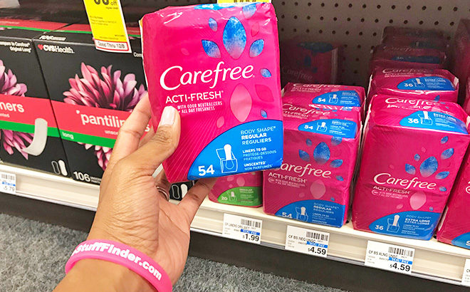 CVS: Carefree Liners ONLY $1.82 (Reg $4.59)