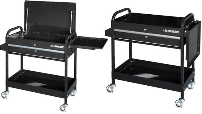 Husky 31-Inch Drawer Utility Cart JUST $59.40 (Reg $100) + FREE Shipping at Home Depot