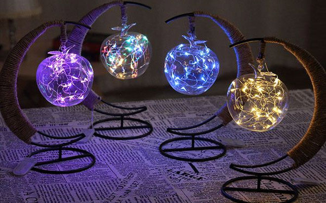 Crescent Moon Fairy Ambient Light Lantern for Only $24 + FREE Shipping (SO CUTE!)
