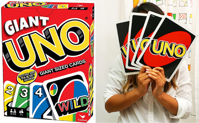 GIANT Uno Card Game JUST $13.26 (Reg $20) + FREE Shipping on Amazon (Today Only!)