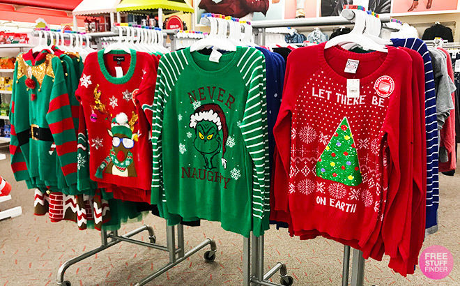 Ugly Sweaters & Fun Holiday Tees 40% Off at Target - Both In-Store & Online!