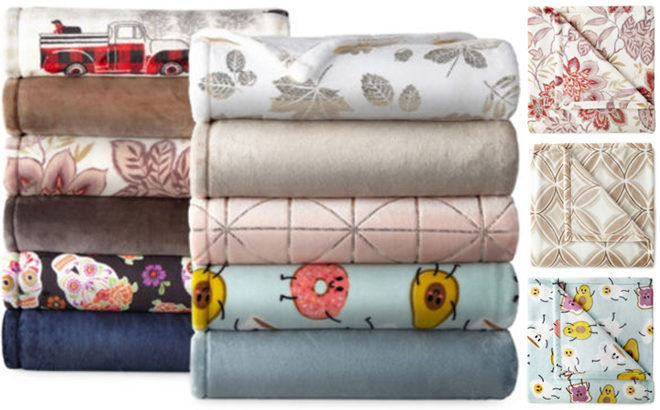 Home Expressions Velvet Throw JUST $7.49 (Regularly $27) at JCPenney - Today Only!