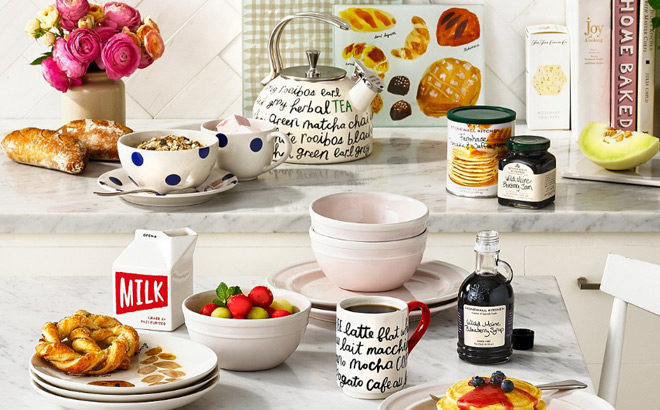 Kate Spade Kitchen Sale Starting at JUST $6 (Food Storage Containers, Mugs, Plates)