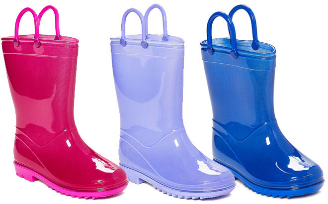 Kids Glitter Rain Boots for JUST $9.79 at Zulily (Regularly $25)