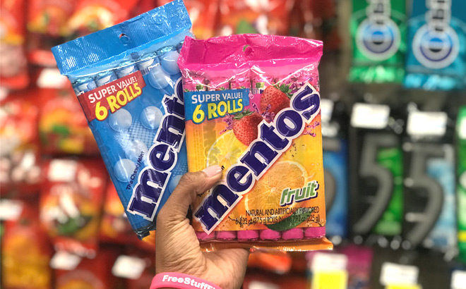 Mentos Chewy Mints 6-Pack ONLY $2.14 at CVS (Reg $4.29) - JUST 36¢ per Roll!