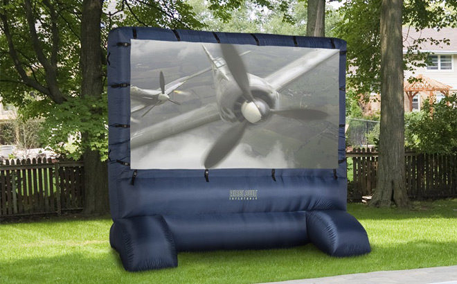 Outdoor 12-Feet Inflatable Movie Screen ONLY $99 (Reg $250) + FREE Shipping