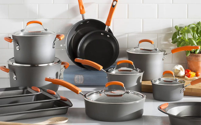 Complete Cookware Sets Up to 70% Off – From JUST $25.19! (Rachael Ray, T-Fal)