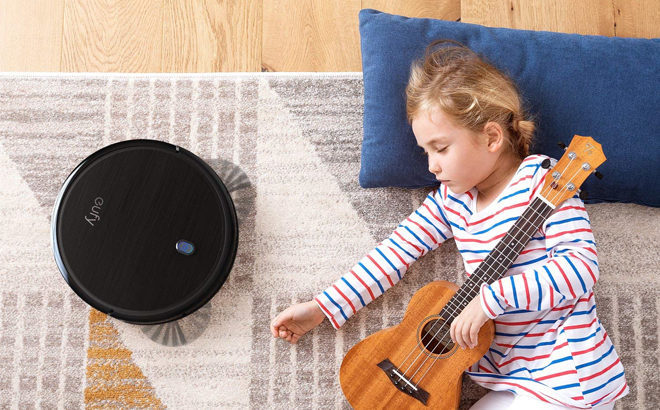 Self-Charging Robotic Vacuum for Carpet & Hard Floors JUST $169 + FREE Shipping