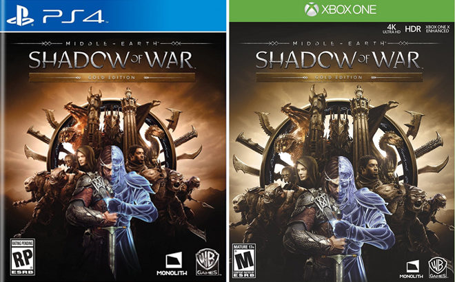 Middle-earth Shadow of War Xbox & PS4 JUST $9.99 (Reg $20) & More at GameStop