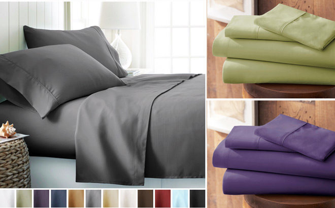 Egyptian Comfort 4-Piece Bed Sheet Set Starting at $13.99 (Reg $80) + FREE Shipping