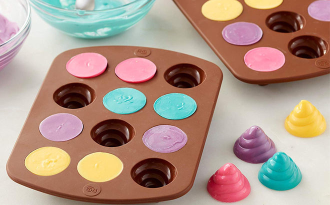 Wilton 12-Cavity Silicone Swirl Candy Molds 2-Pack for Just $5 at Amazon
