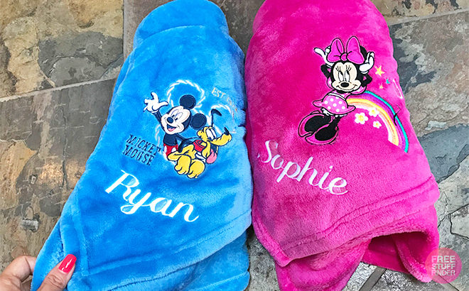 Disney Fleece Throws JUST $8 + FREE Shipping (Regularly $20) – Today Only!